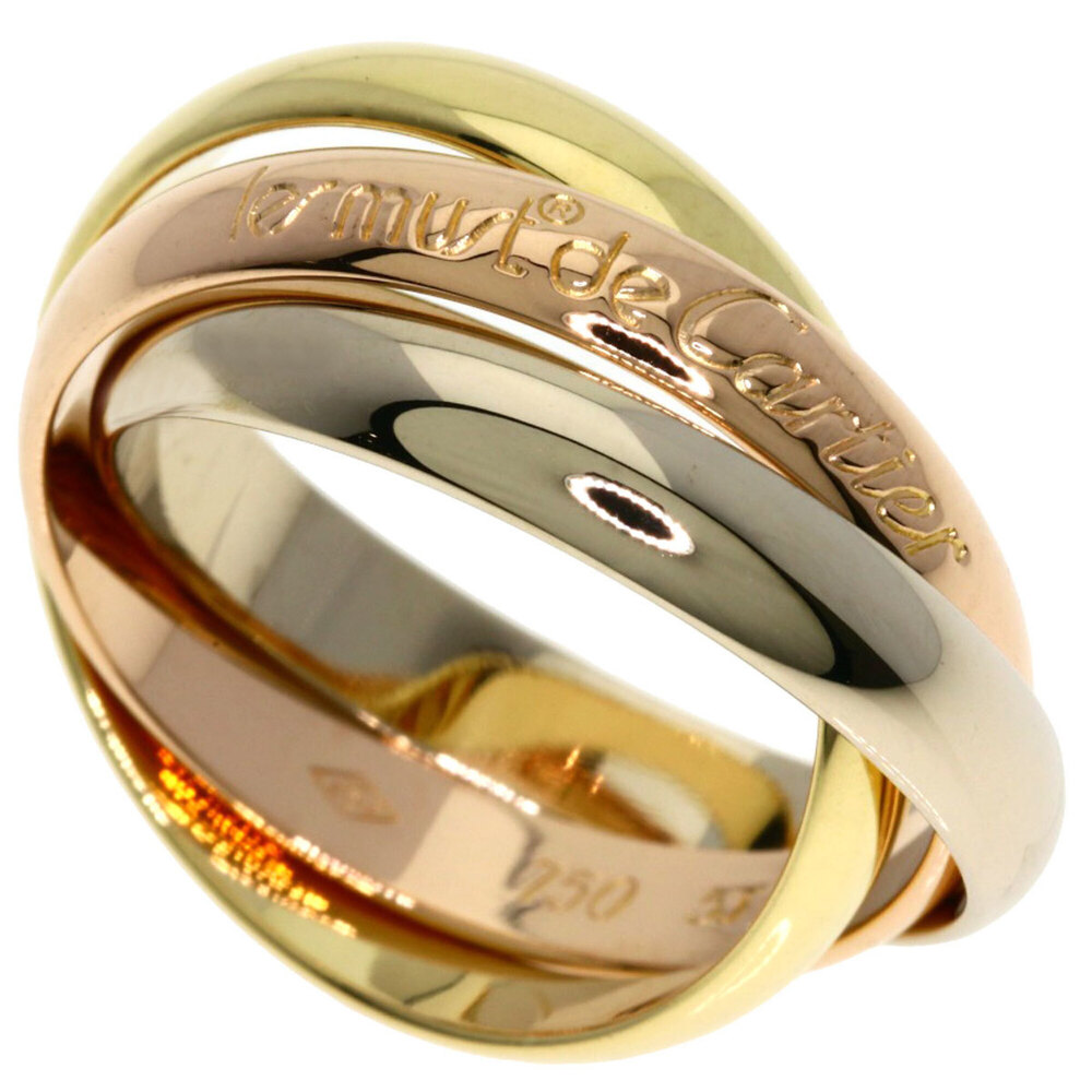 Cartier Trinity #53 Ring - 18K Yellow Gold/18K Pink White Gold Women's CARTIER